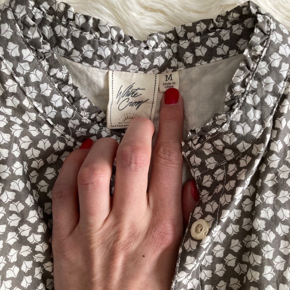 NWOT White Crow Button Down Sundress - Picture 4 of 4